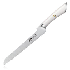 ELBERT Series 8-Inch Offset Bread Knife, Forged German Steel