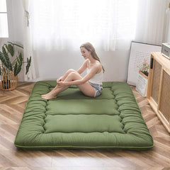 MAXYOYO Japanese Futon Mattress, Home Travel Futon Mattress, Green