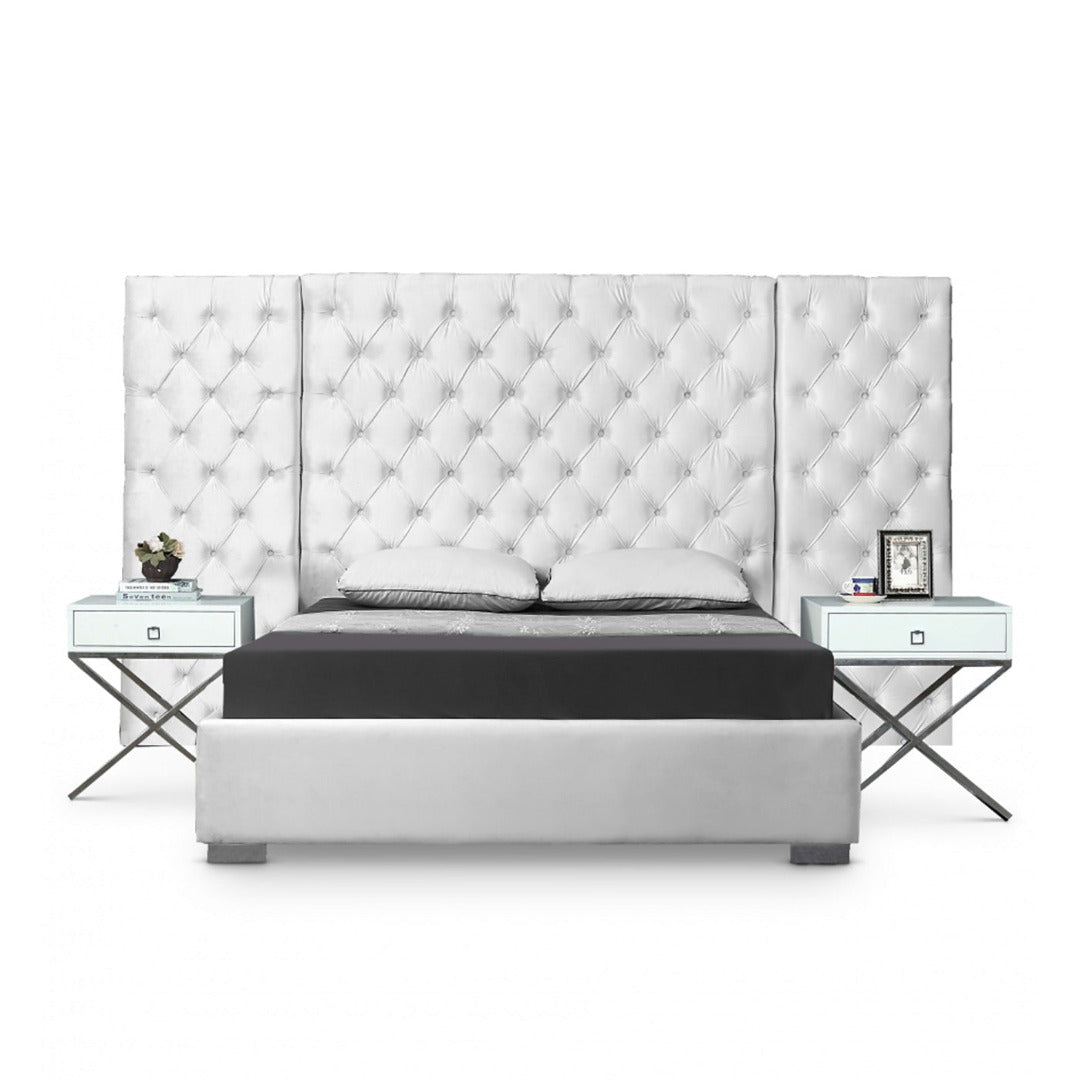 Grande Velvet Bed