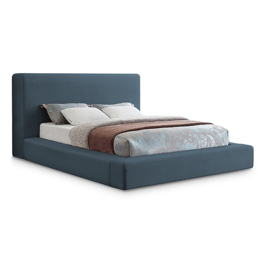 Devin Linen Textured Fabric Bed