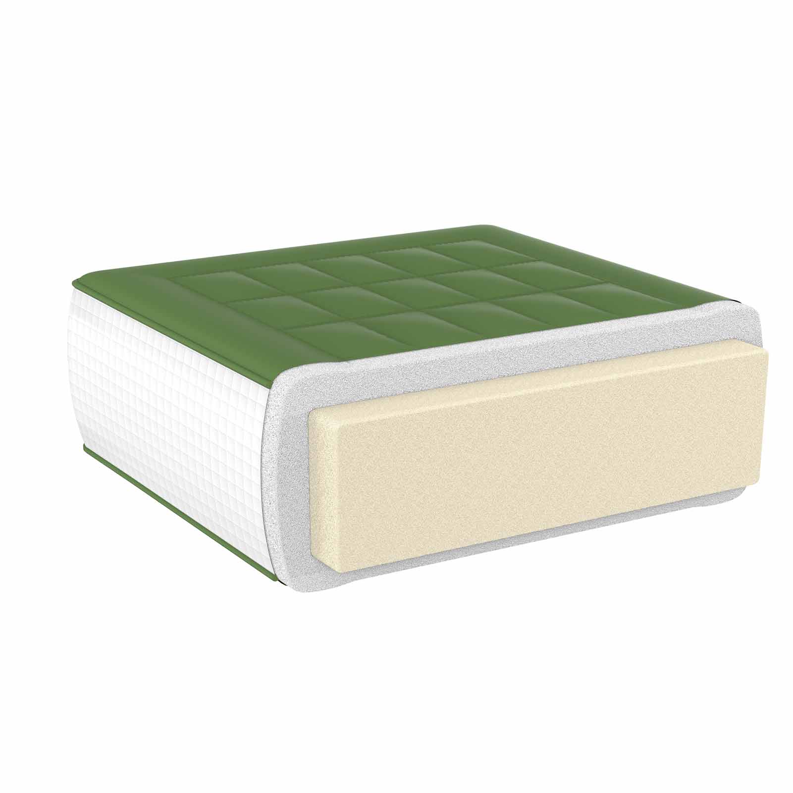 MAXYOYO Padded Japanese Floor Mattress, Green Foldable Roll Up Futon Mattress