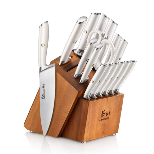 L & L1 Series 17-Piece Knife Set, Forged German Steel