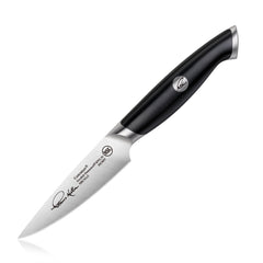 TKSC 3.5-Inch Paring Knife, Forged Swedish Powder Steel, Thomas Keller Signature Collection, Black, 1023855