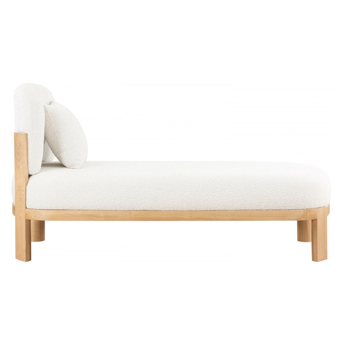 Maybourne Boucle Fabric Chaise / Bench