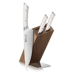 HELENA Series Knife Block Set, Forged German Steel, HUA Acacia Block