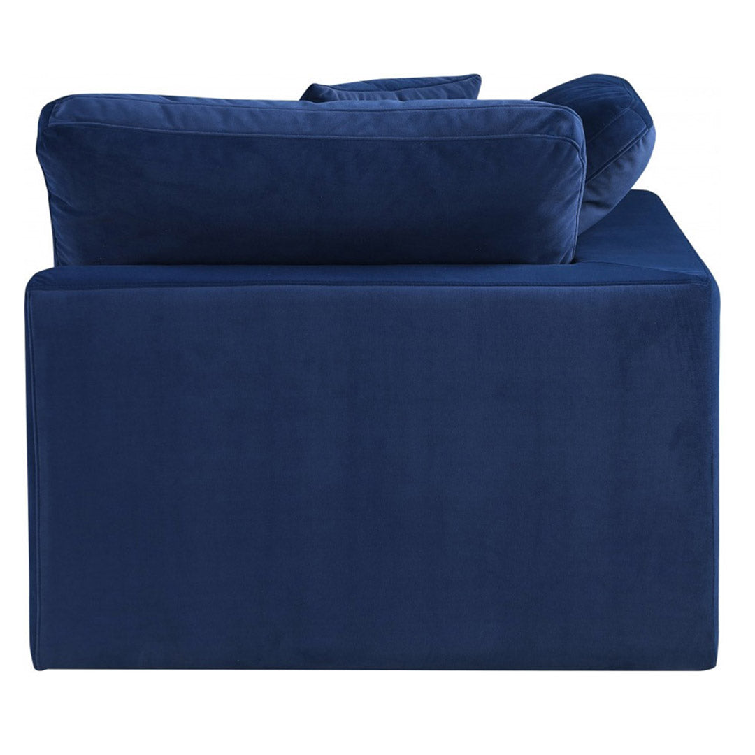 Comfy Velvet Corner Chair