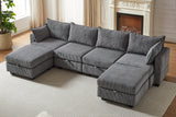 HARLOW 114" Corduroy Sofa w/ Storage