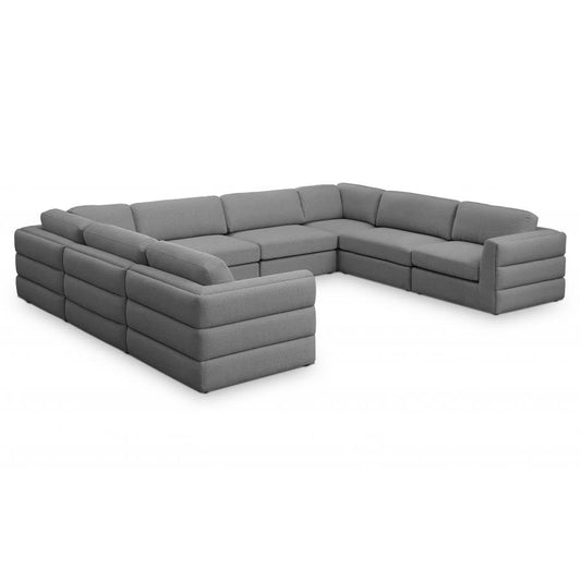 Beckham Linen Textured Modular Sectional