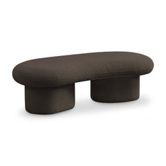 Luka Boucle Fabric Bench