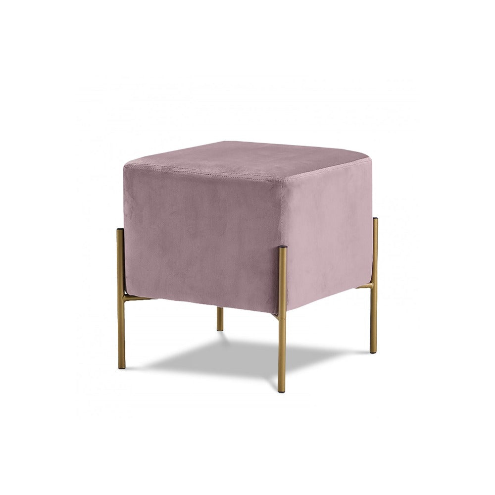 Isla Velvet Ottoman | Stool