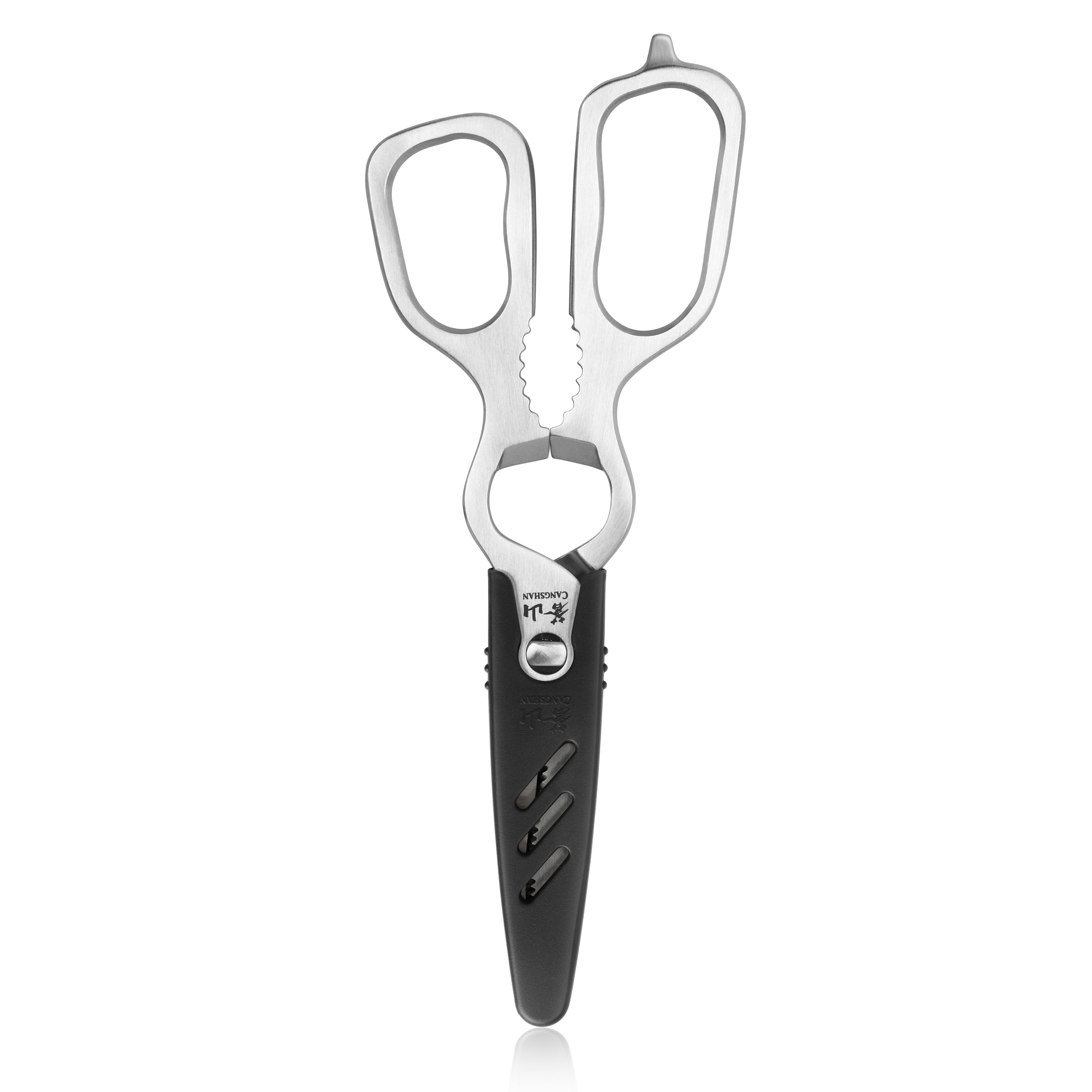 D Shape Forged Stainless Steel Shears, Satin Finish, 9-Inch Overall Length, 1021233