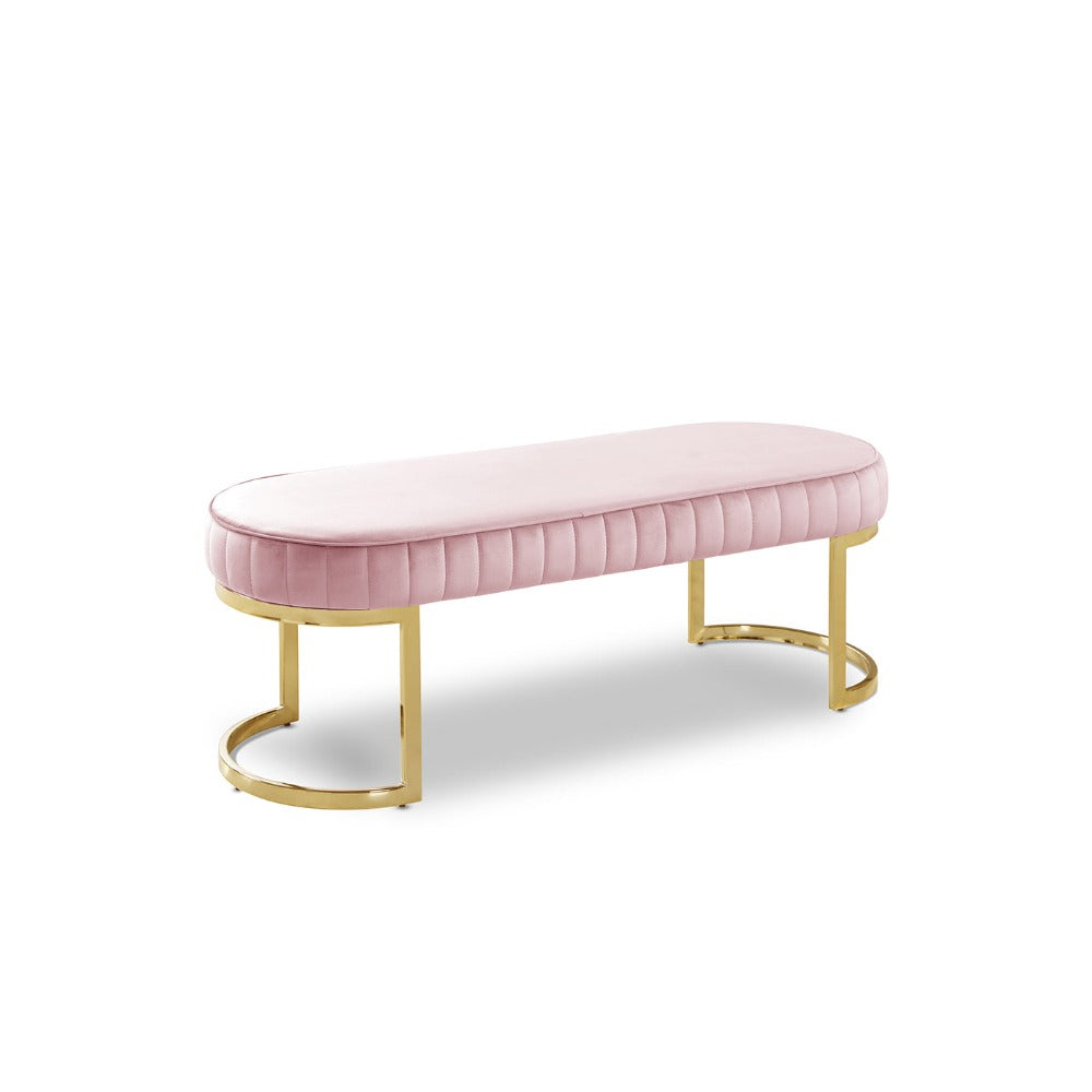 Lemar Velvet Bench