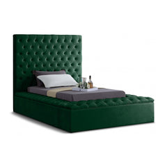 Bliss Velvet Twin Bed