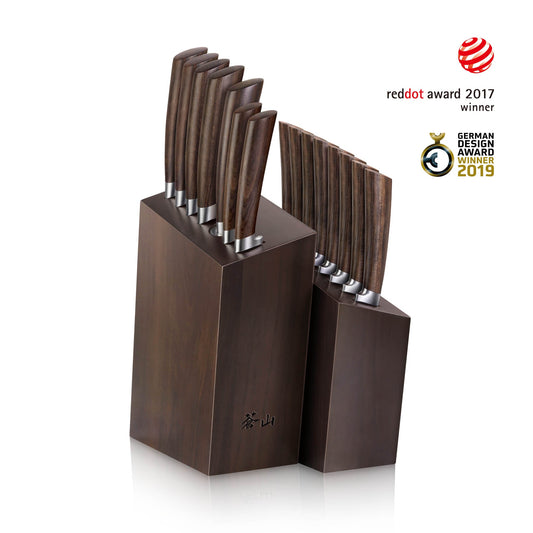 A Series Swedish Steel Forged 16-Piece Knife Block Set, 60218