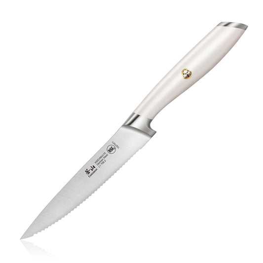 L1 Series 5-Inch Serrated Utility Knife, Forged German Steel, 1027471