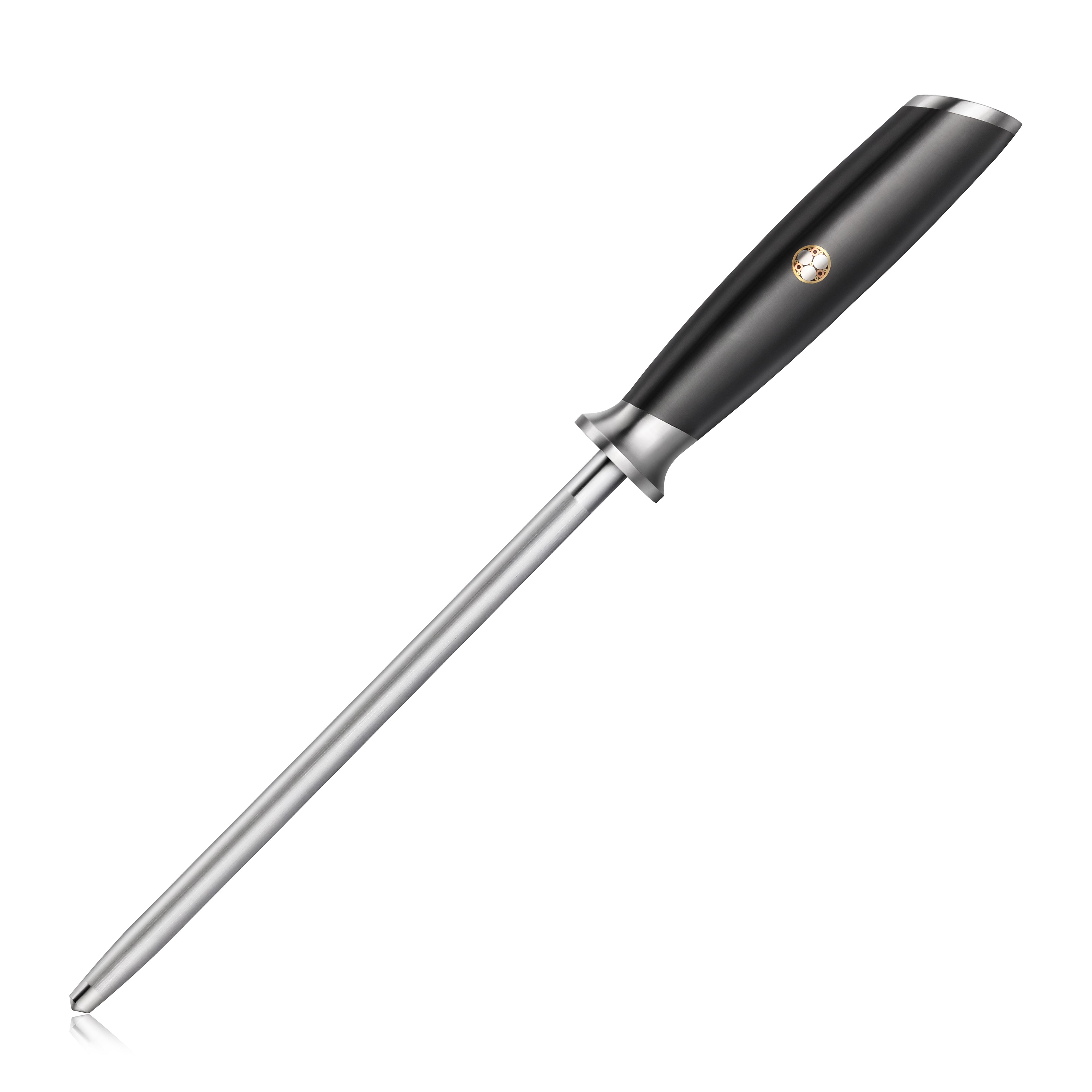 Saveur Selects 8-Inch Sharpening Steel, Carbon Steel Rod, Forged German Steel, 1026252