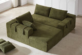 NOUVA 108" Chenille Left Chaise Sectional