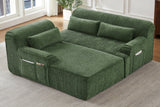 ZELAR 102" Chenille Left Chaise Sofa