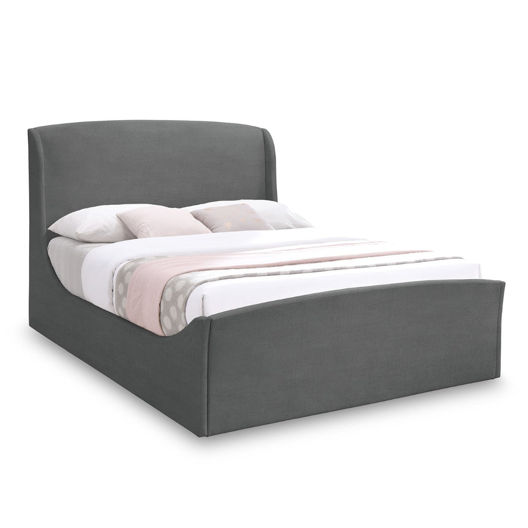 Tess Velvet King Bed