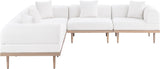 Laguna - 5 Piece 106.5" Upholstered Outdoor Patio Modular Sectional