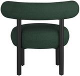 Bordeaux - Boucle Fabric Accent Chair With Black Legs