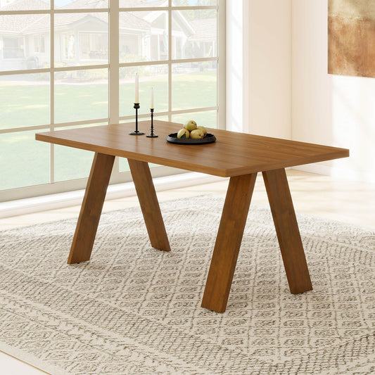 Cross 63" Wooden Dining Table