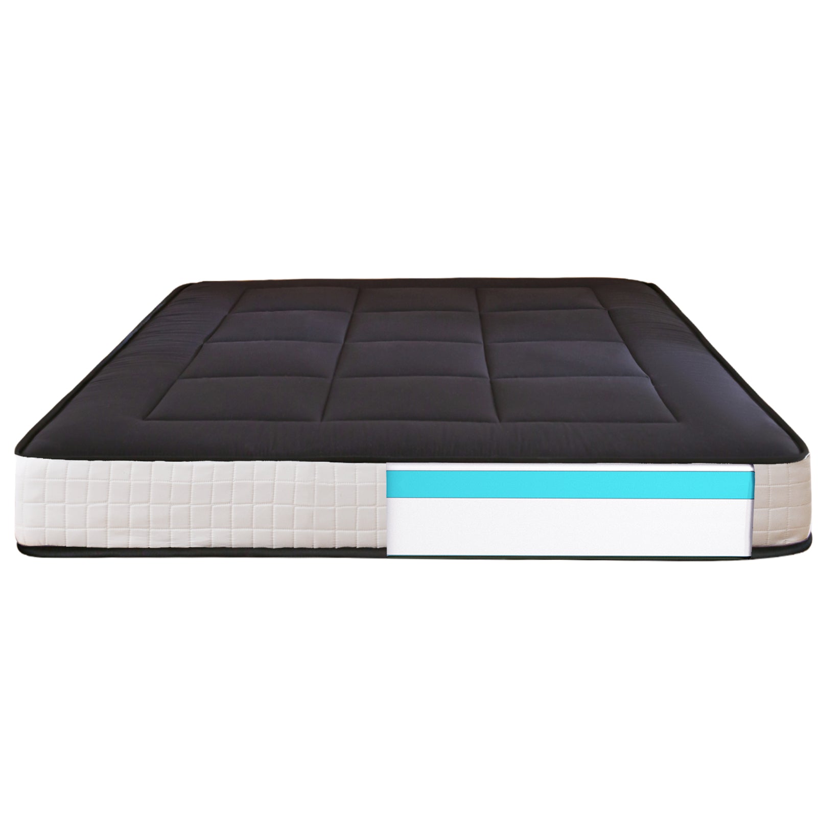 CloudCozy Elite 6" Futon Mattress, Black