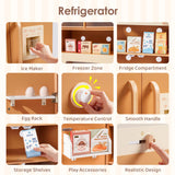 ROBUD Wooden Kids Kitchen PlaySet Series - Caramel