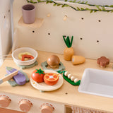 ROBUD Wooden Childs Play Food Set - Vegetables