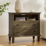 Galatea 2 - Drawer Solid Wood Nightstand Chest(Optional Types)