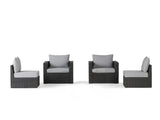 Transformer Patio Conversation Set - Modular 3 Piece to 5