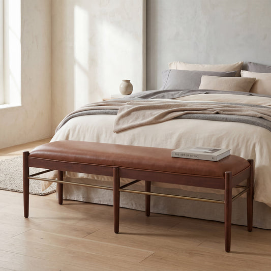 Ashby 52'' Mid-Century Modern Bench