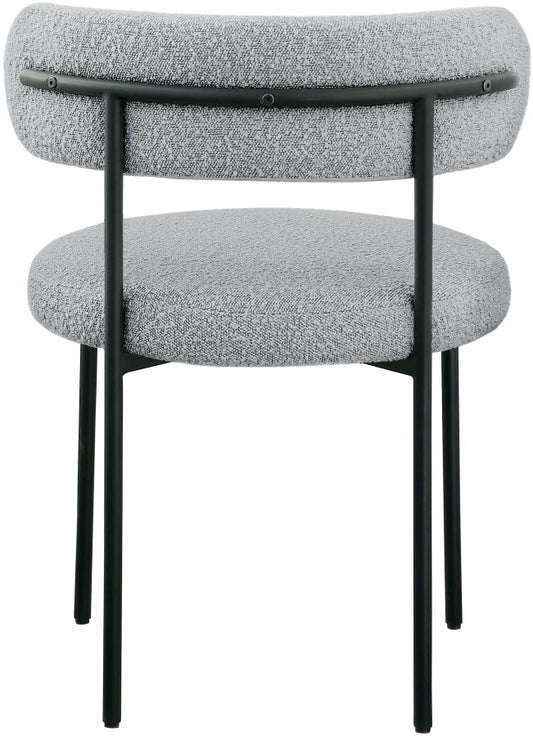 Beacon Boucle Fabric Dining Chair