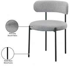 Beacon Boucle Fabric Dining Chair