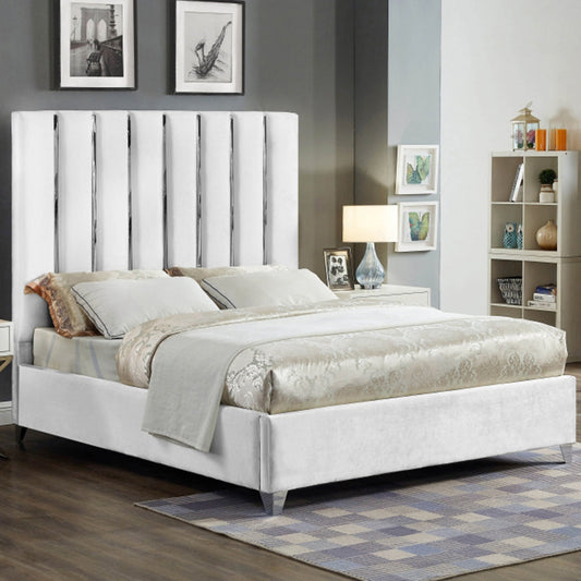 Enzo Velvet King Bed