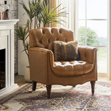 Enrique Genuine Leather Armchair