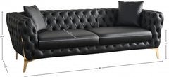 Aurora Faux Leather Sofa