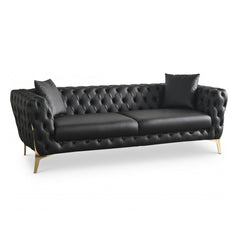 Aurora Faux Leather Sofa