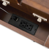 Colombo 3-Drawer Nightstand with Built-In Outlets(Optional Types)