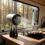Ciarra HOOD TO GO Pro Portable Mini Desktop Range Hood – Kitchen Air Purifier for RV & Small Kitchens CGHTG02MB-OW