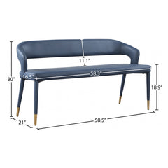 Destiny Faux Leather Bench