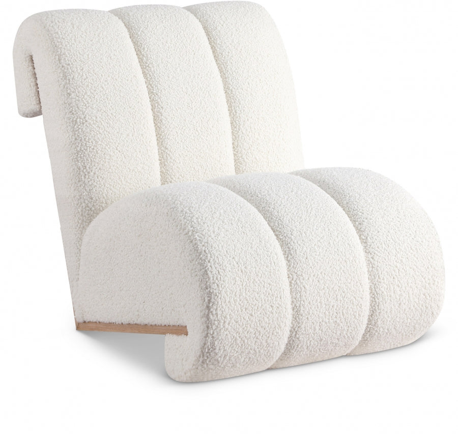 Swoon Faux Sheepskin Accent Chair