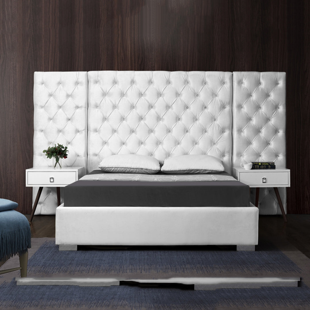 Grande Velvet King Bed