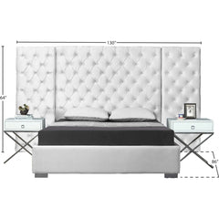 Grande Velvet King Bed