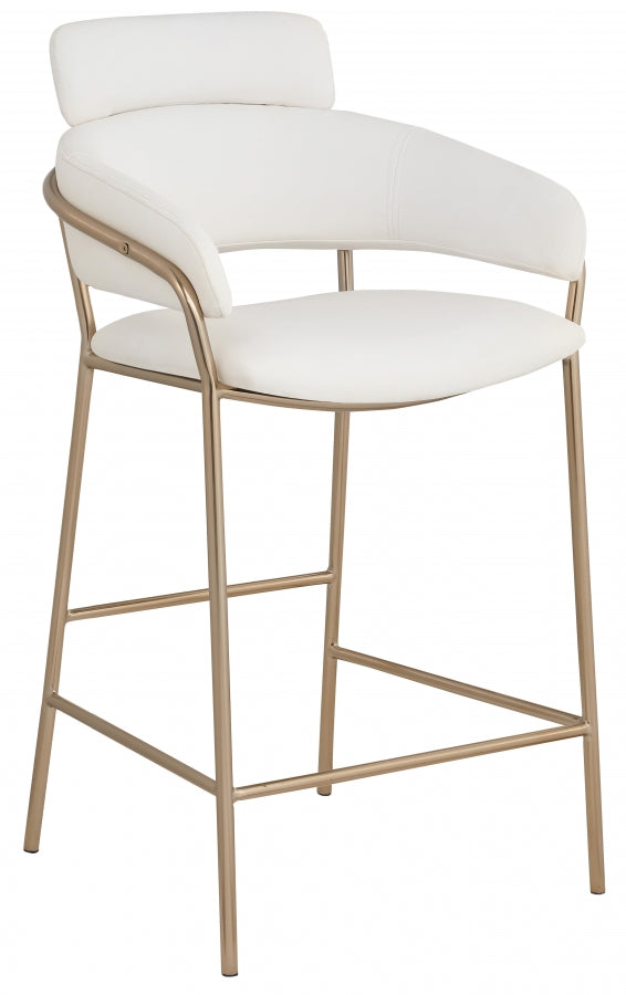 Yara Faux Leather Counter Stool