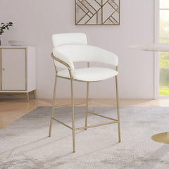 Yara Faux Leather Counter Stool