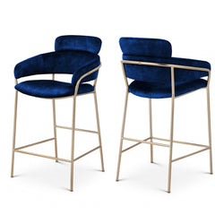 Yara Velvet Counter Stool