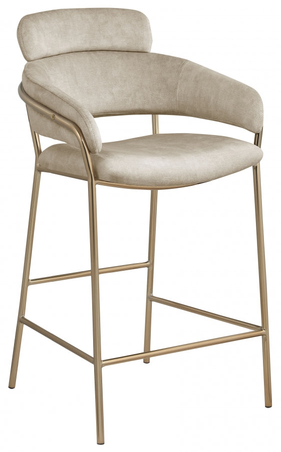 Yara Velvet Counter Stool