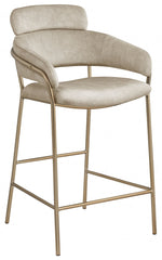 Yara Velvet Counter Stool