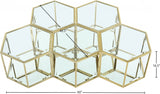 Sei Glass Modular Coffee Table with Mirrored Base - Elevate Your Space with Stylish Versatility!